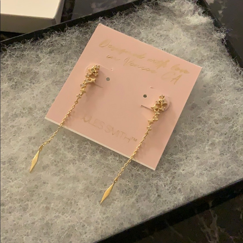 Jules Smith Dancing Star 14k Goldplated Earrings - Picture 6 of 8